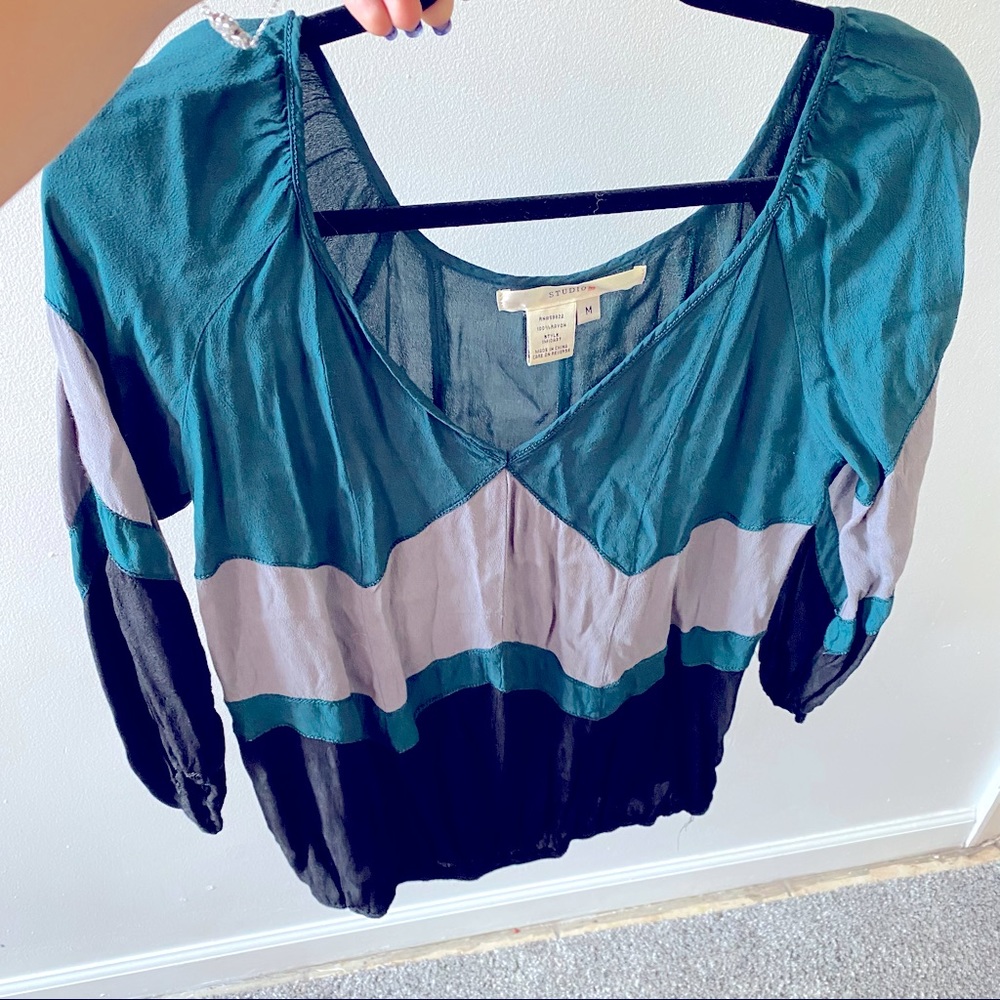 Studio m multi color women blouse -M